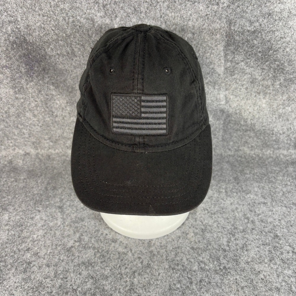 Academy Sports Outdoors Mens Tactical Flag Hat One Size Black Tonal USA Patch